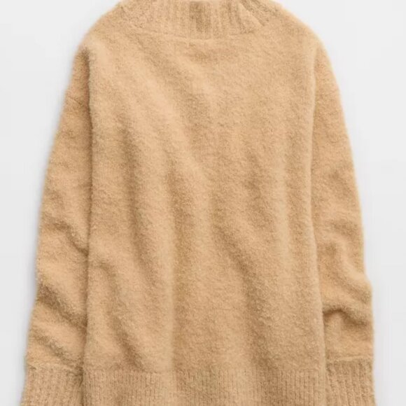 Aerie Teddy Boucle Sweater - Tan - Picture 5 of 6